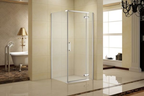 Wall-mounted shower enclosure AQUANET Logic C1000 AE32-S-100x100U-CT
