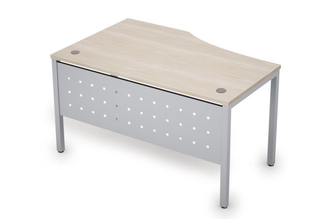 Curvilinear table right Avance 140x75x90 cm