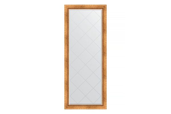 Floor mirror with engraving in a baguette frame EVOFORM BY 6317 Roman gold 81x201 cm
