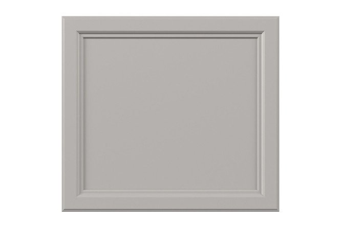 Front of Gloria cabinet-case for oven with microwave 59.6x53.6 cm, color gray silk