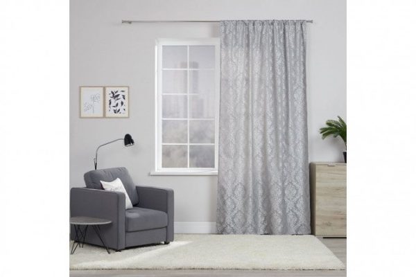 Ribbon curtain MICASA Amedea 150x280 cm, 1 piece, gray