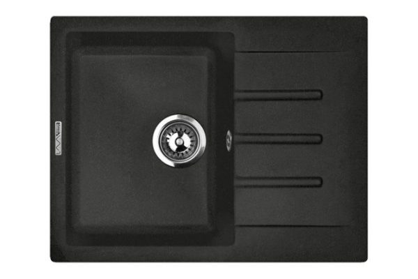 Built-in sink LAVA L.1 BASALT 64.5x49.5x19 cm