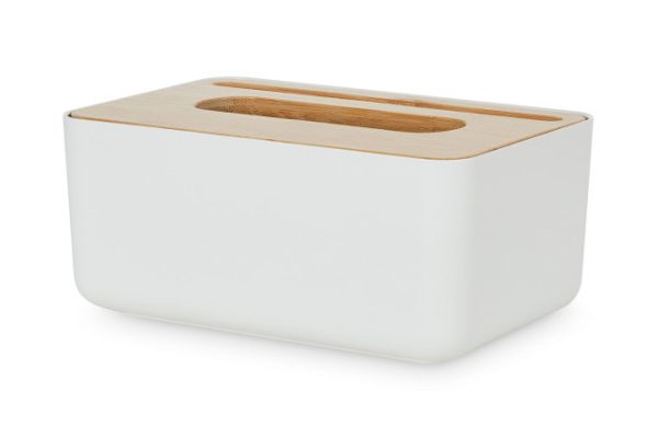 Tissue container MITTE Bamboo 18x8x12 cm