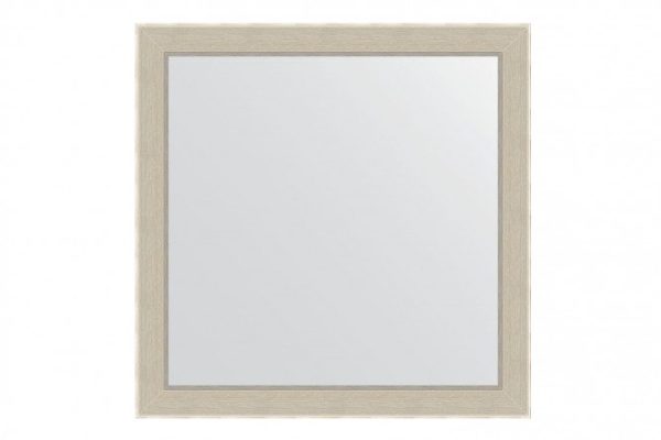 Wall mirror in a baguette frame EVOFORM BY 3893 etched silver 63x63 cm