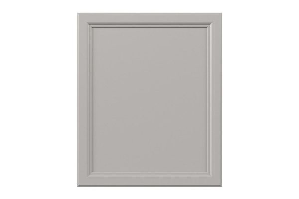 Gloria cabinet front 59.6x71.6 cm, gray silk color