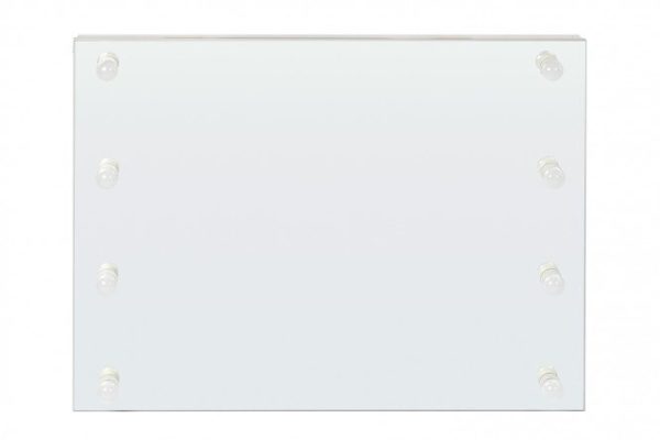 Hanging mirror Nord white