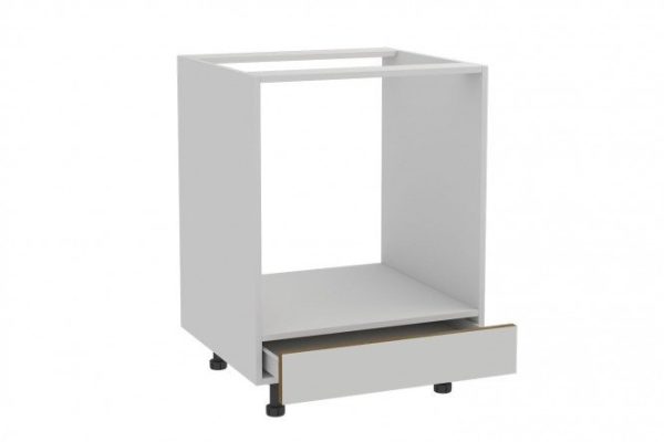 Front for a floor cabinet for appliances with a drawer Nicole 59.6x11.6 cm, magnolia color