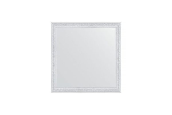 Wall mirror in a baguette frame EVOFORM alabaster 62x62 cm