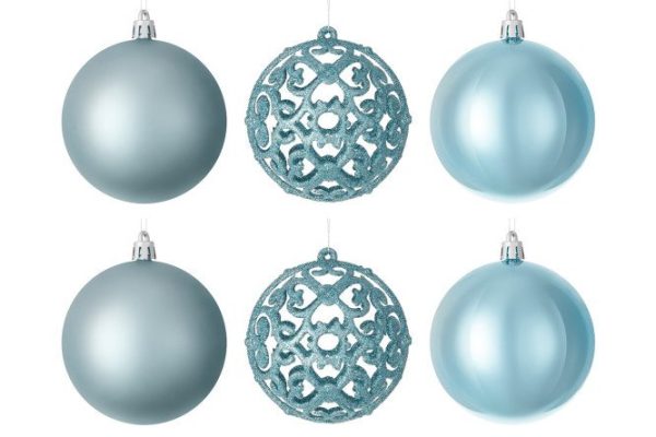 Set of Christmas balls EG01-PE3-8006B 6 pcs.