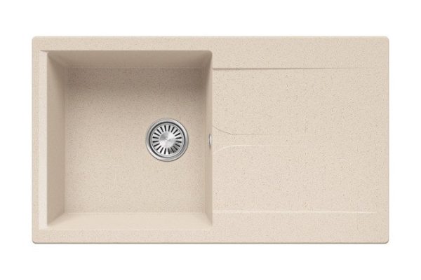 Built-in sink with drainer Gals-860 86x50x20 cm