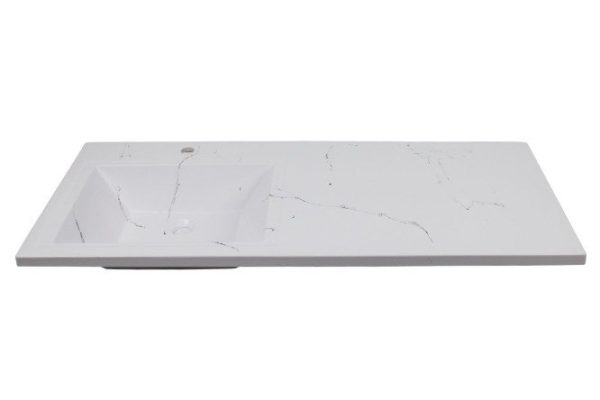 Sink above the washing machine Marsal left Wall-hung, 120x15x48.6 cm