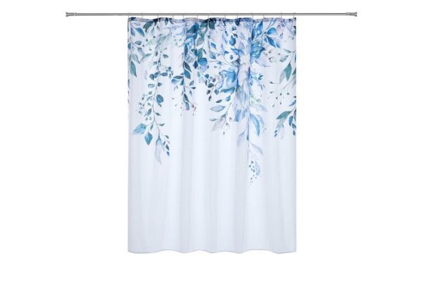 Bathroom curtain MICASA Fiore Polyester, 200x200 cm