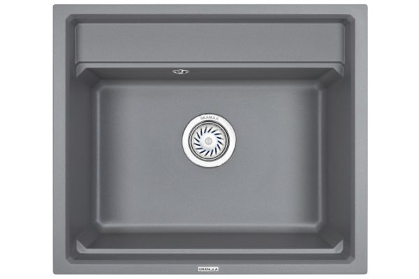 Inset sink with wing GRANULA Kitchen Space 6003 60x51x24.5 cm