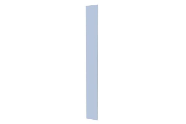 Hinged door Oscar Lila 24.7x229.2x2 cm, white, facade - mirror