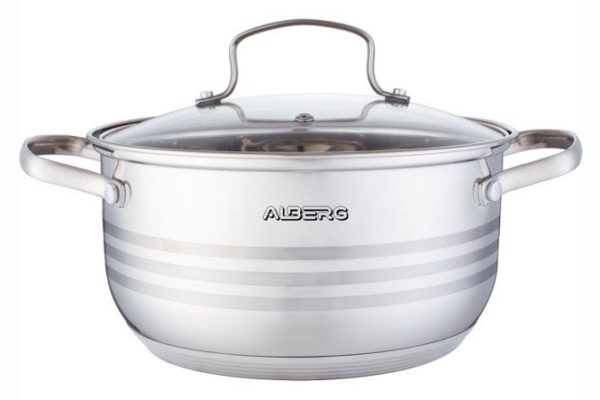Casserole with lid Bonne Line AL-2133 6 l