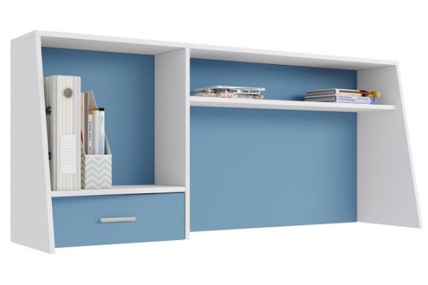 Aviv desk extension with drawer and shelf