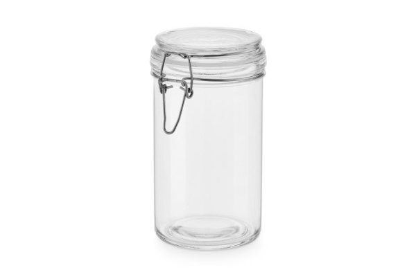 Storage jar with lid BERKRAFT Honey 8x15x8 cm, 500 ml