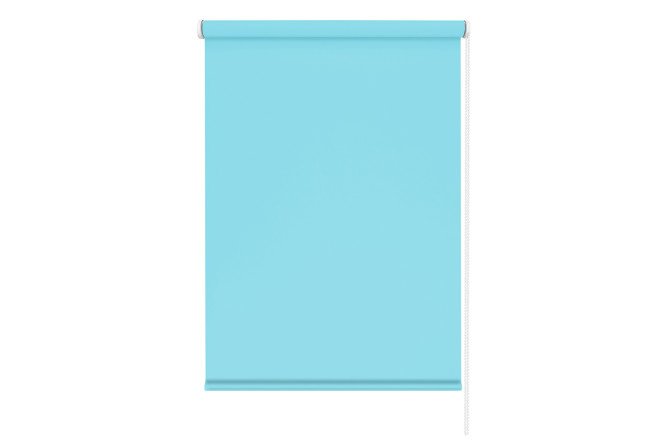Roller blind Light color turquoise, 103x160 cm