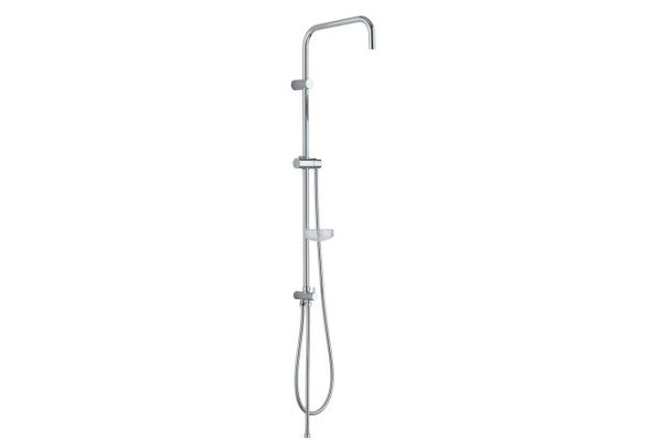 S-bar shower rod