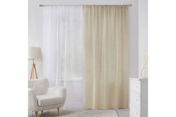 Curtain Halcyon 180x280 cm, 1 piece, beige