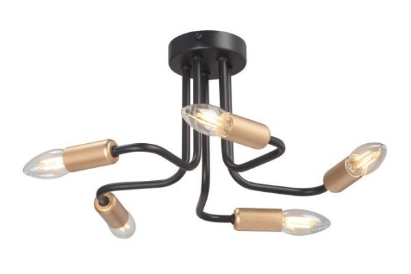 Chandelier VITALUCE V3023 15 sq.m., 36x19.5x36 cm, E14