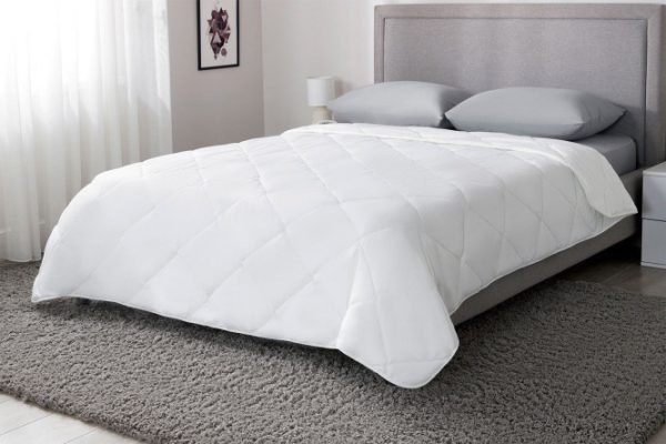 Blanket MITTE Grau Polyester fiber 172x205 cm, 2 sleepers