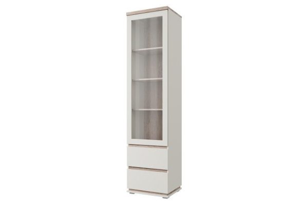 Wardrobe with display case Lima
