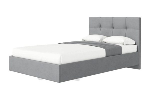 Bed Caprice color light gray 180x200 cm