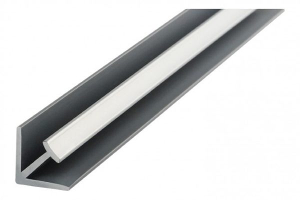 Corner profile-bar for wall panel PLASTIGY 0.6 cm