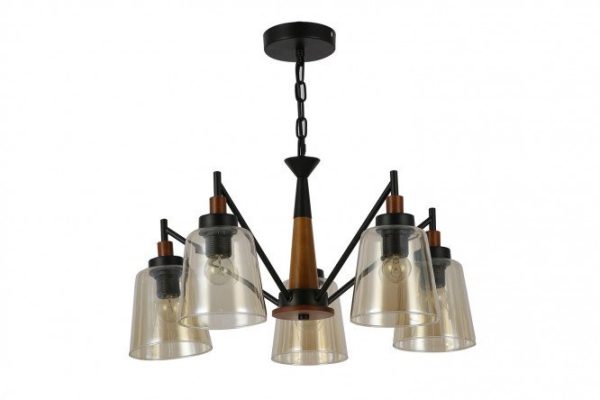 Hanging chandelier FAVOURITE Tinnitus 15 sq.m., 60x64x60 cm, E27