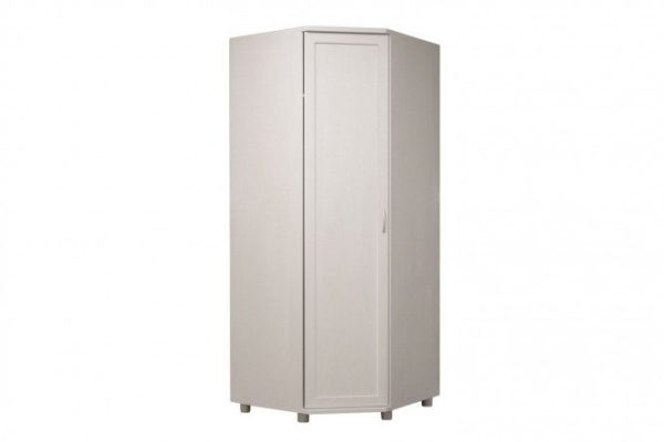 Corner wardrobe Nika-Lux 85.2x205.6x85.2 cm, white Bodega