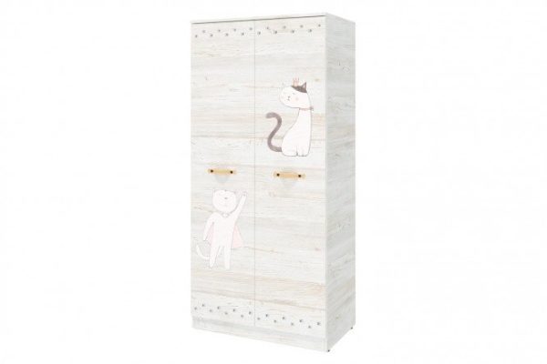 Wardrobe 2-door Marvin 84.2x180.9x50 cm