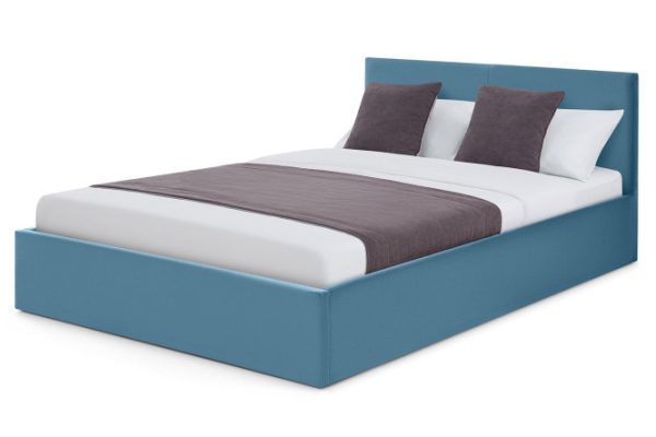 Bed frame Astra blue 140x200 cm