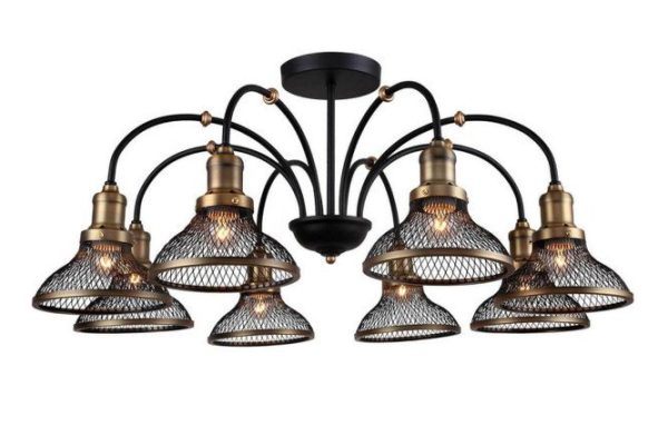 Ceiling chandelier STILFORT Feloria 24 sq.m., 85x38x85 cm, E27