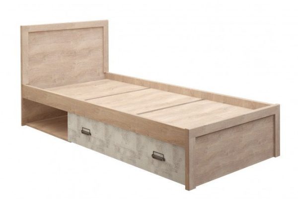 Bed Diesel 90x200 cm color oak Madura, enigma