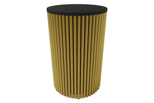 GENGLASS Trubis table with tubular base