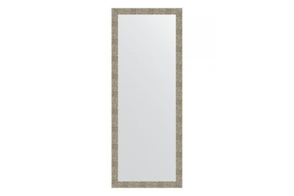 Floor mirror in a baguette frame EVOFORM BY 6006 titanium honeycomb 78x197 cm