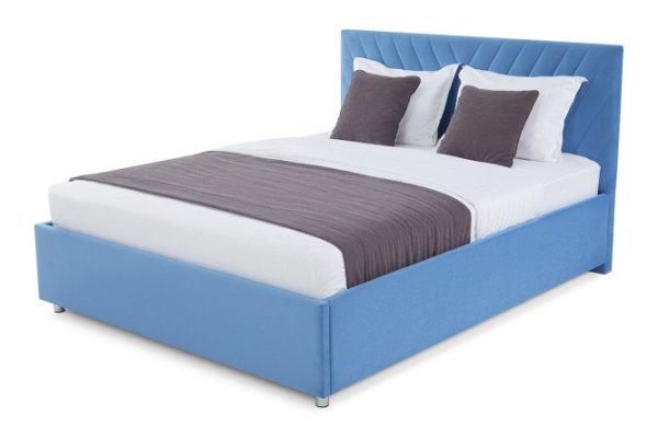 Bed with lifting mechanism Victori color blue 180x200 cm