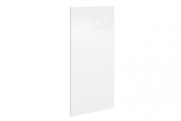 Decorative trim for wall cabinets Amika 35.3x72 cm, glossy white color