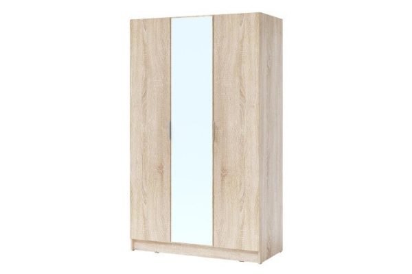 3-door wardrobe with mirror Loft