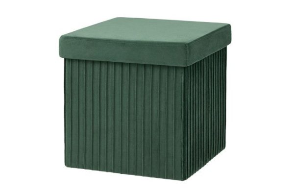 Folding pouffe with drawer Store
