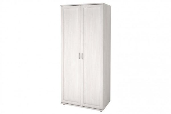 2-door wardrobe Nika-Lux 90.2x205.6x54.6 cm, white Bodega