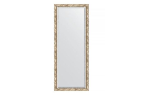Floor mirror with bevel in a baguette frame EVOFORM BY 6104 Provence with weaving 78x198 cm