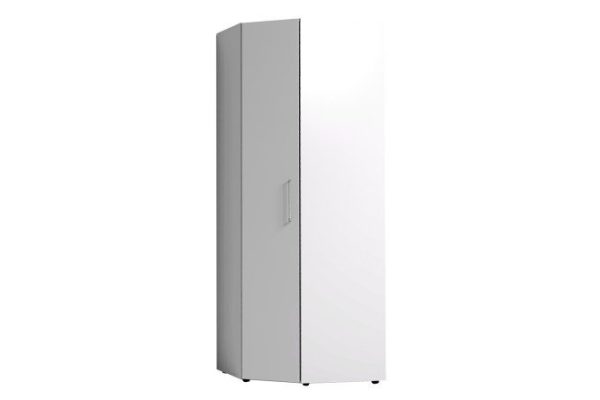 Corner cabinet Cancun 86.2x230x86.2 cm, white