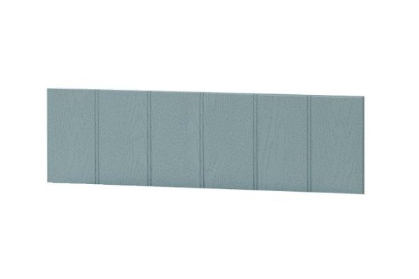 Front of the low drawer of the cabinet Michelle 59.6x17.6 cm, blue color