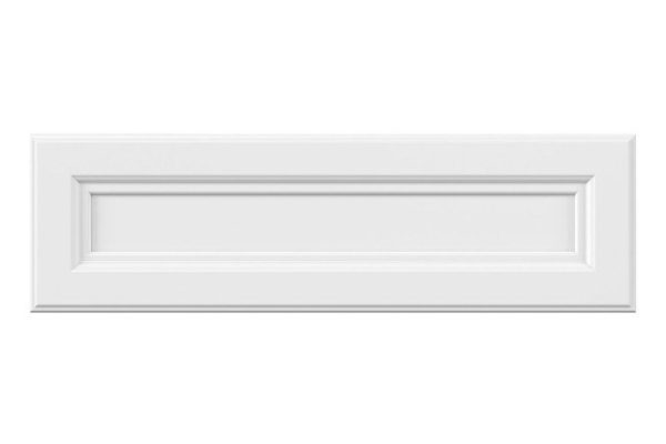 Front Gloria low drawer cabinet 59.6x17.6 cm, white