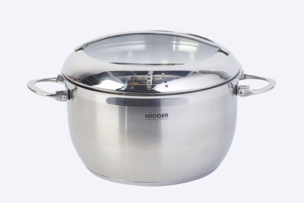 Saucepan with folding handles NADOBA Maruska with lid 5.4 l