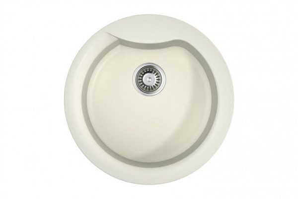 Inset sink OMOIKIRI Yasugata 48R-WH 4993133, white 48.5x48.5x21 cm