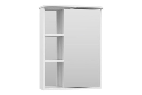 Mirror-cabinet Venus 60 P-Vnr04060-01SvP with LED backlighting 60x80x25 cm, Right