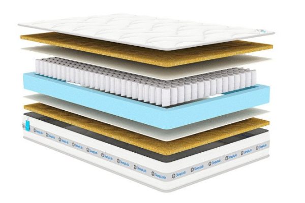 Spring mattress SLEEPLAB Technology 140x200 cm
